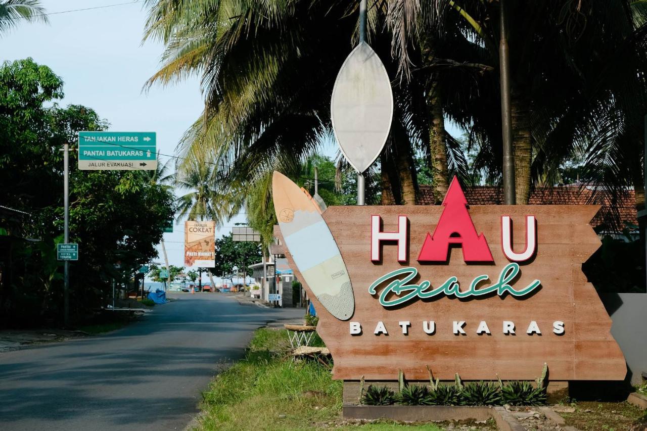 Hotel Hau Beach Batukaras Pangandaran Exterior foto